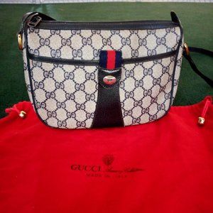 Gucci Crossbody Bag in navy and Cream